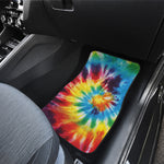 Colorful Tie Dye Print Front Car Floor Mats