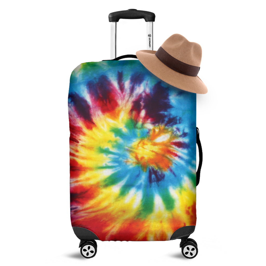 Colorful Tie Dye Print Luggage Cover