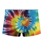 Colorful Tie Dye Print Men's Boxer Briefs
