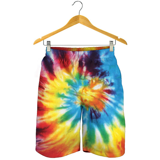 Colorful Tie Dye Print Men's Shorts