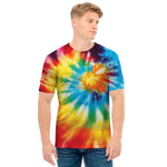 Colorful Tie Dye Print Men's T-Shirt