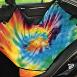 Colorful Tie Dye Print Pet Car Back Seat Cover