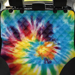Colorful Tie Dye Print Pet Car Back Seat Cover