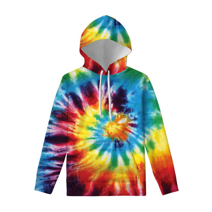 Colorful Tie Dye Print Pullover Hoodie