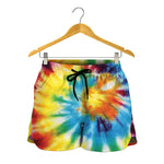 Colorful Tie Dye Print Women's Shorts