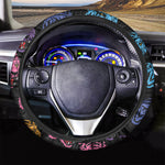 Colorful Tiger Head Pattern Print Car Steering Wheel Cover