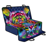 Colorful Tiger Portrait Print Pet Car Back Seat Cover