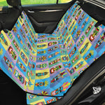 Colorful Tiki Pattern Print Pet Car Back Seat Cover
