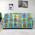 Colorful Tiki Pattern Print Sofa Cover