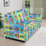 Colorful Tiki Pattern Print Sofa Cover