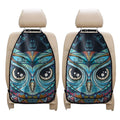 Colorful Tribal Owl Print Car Seat Organizers