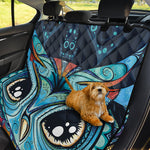Colorful Tribal Owl Print Pet Car Back Seat Cover