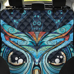 Colorful Tribal Owl Print Pet Car Back Seat Cover