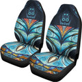 Colorful Tribal Owl Print Universal Fit Car Seat Covers