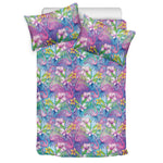 Colorful Tropical Flamingo Print Duvet Cover Bedding Set