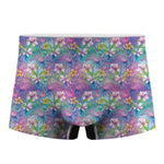Colorful Tropical Flamingo Print Men's Boxer Briefs