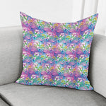 Colorful Tropical Flamingo Print Pillow Cover