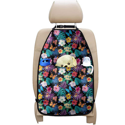 Colorful Tropical Jungle Hawaiian Print Car Seat Organizers