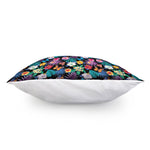 Colorful Tropical Jungle Hawaiian Print Pillow Cover