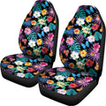 Colorful Tropical Jungle Hawaiian Print Universal Fit Car Seat Covers