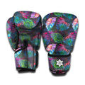 Colorful Tropical Leaves Pattern Print Boxing Gloves
