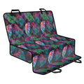Colorful Tropical Leaves Pattern Print Pet Car Back Seat Cover