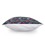 Colorful Tropical Leaves Pattern Print Pillow Cover