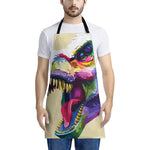Colorful Tyrannosaurus Rex Print Apron