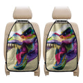 Colorful Tyrannosaurus Rex Print Car Seat Organizers