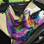 Colorful Tyrannosaurus Rex Print Pet Car Back Seat Cover