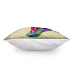 Colorful Tyrannosaurus Rex Print Pillow Cover