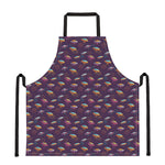 Colorful UFO Pattern Print Apron