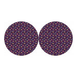 Colorful UFO Pattern Print Car Coasters