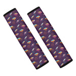 Colorful UFO Pattern Print Car Seat Belt Covers