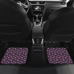 Colorful UFO Pattern Print Front and Back Car Floor Mats