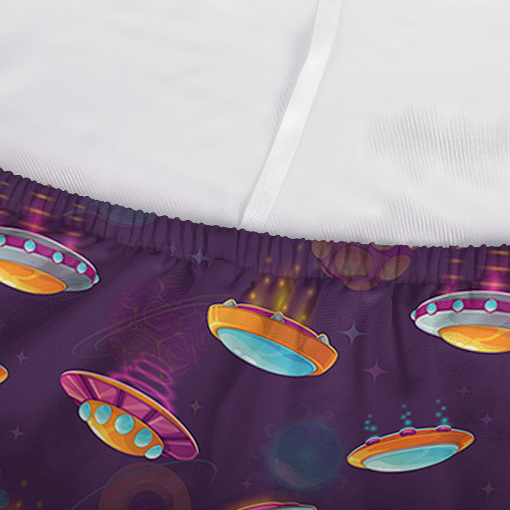 Colorful UFO Pattern Print Sofa Cover