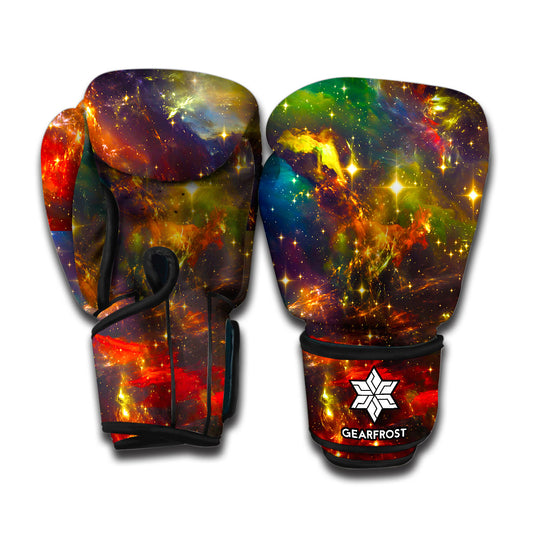 Colorful Universe Galaxy Space Print Boxing Gloves