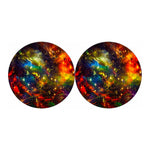 Colorful Universe Galaxy Space Print Car Coasters