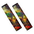 Colorful Universe Galaxy Space Print Car Seat Belt Covers