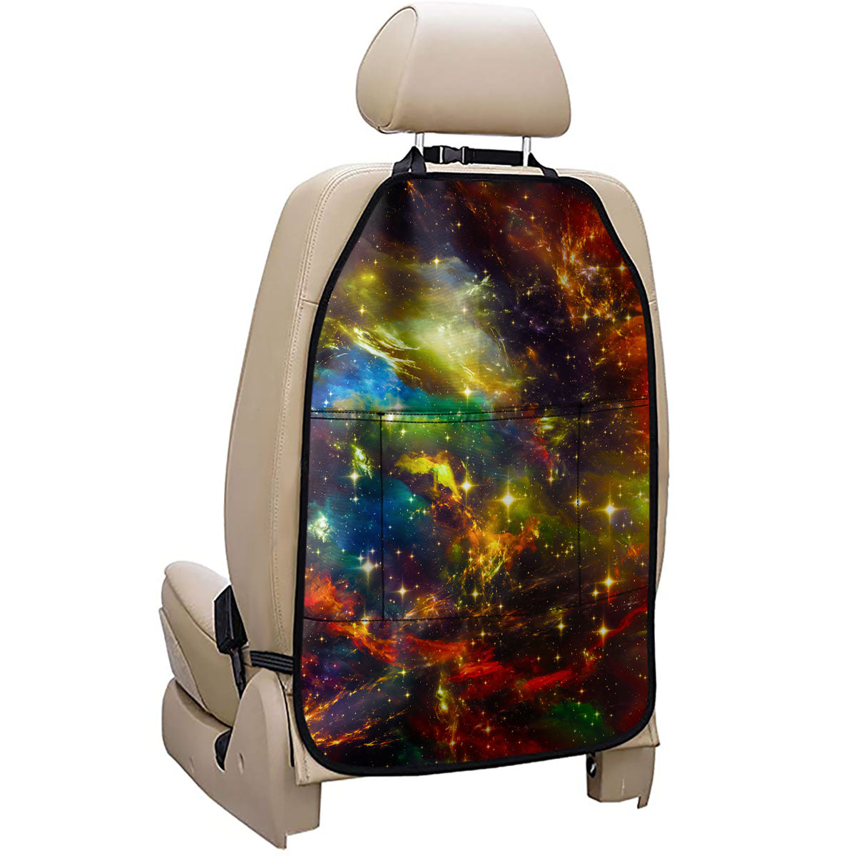 Colorful Universe Galaxy Space Print Car Seat Organizers