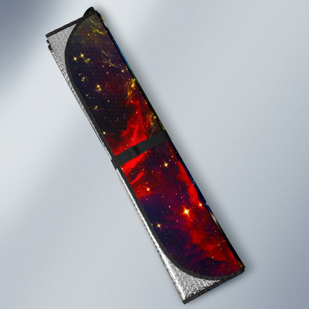 Colorful Universe Galaxy Space Print Car Sun Shade GearFrost