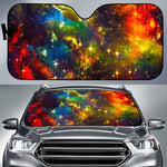 Colorful Universe Galaxy Space Print Car Sun Shade GearFrost