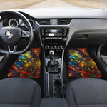 Colorful Universe Galaxy Space Print Front Car Floor Mats