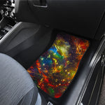 Colorful Universe Galaxy Space Print Front Car Floor Mats