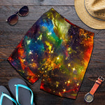 Colorful Universe Galaxy Space Print Men's Shorts