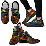 Colorful Universe Galaxy Space Print Mesh Knit Shoes GearFrost
