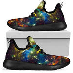 Colorful Universe Galaxy Space Print Mesh Knit Shoes GearFrost