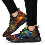 Colorful Universe Galaxy Space Print Mesh Knit Shoes GearFrost
