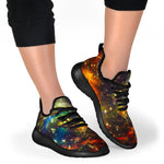 Colorful Universe Galaxy Space Print Mesh Knit Shoes GearFrost