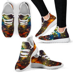Colorful Universe Galaxy Space Print Mesh Knit Shoes GearFrost